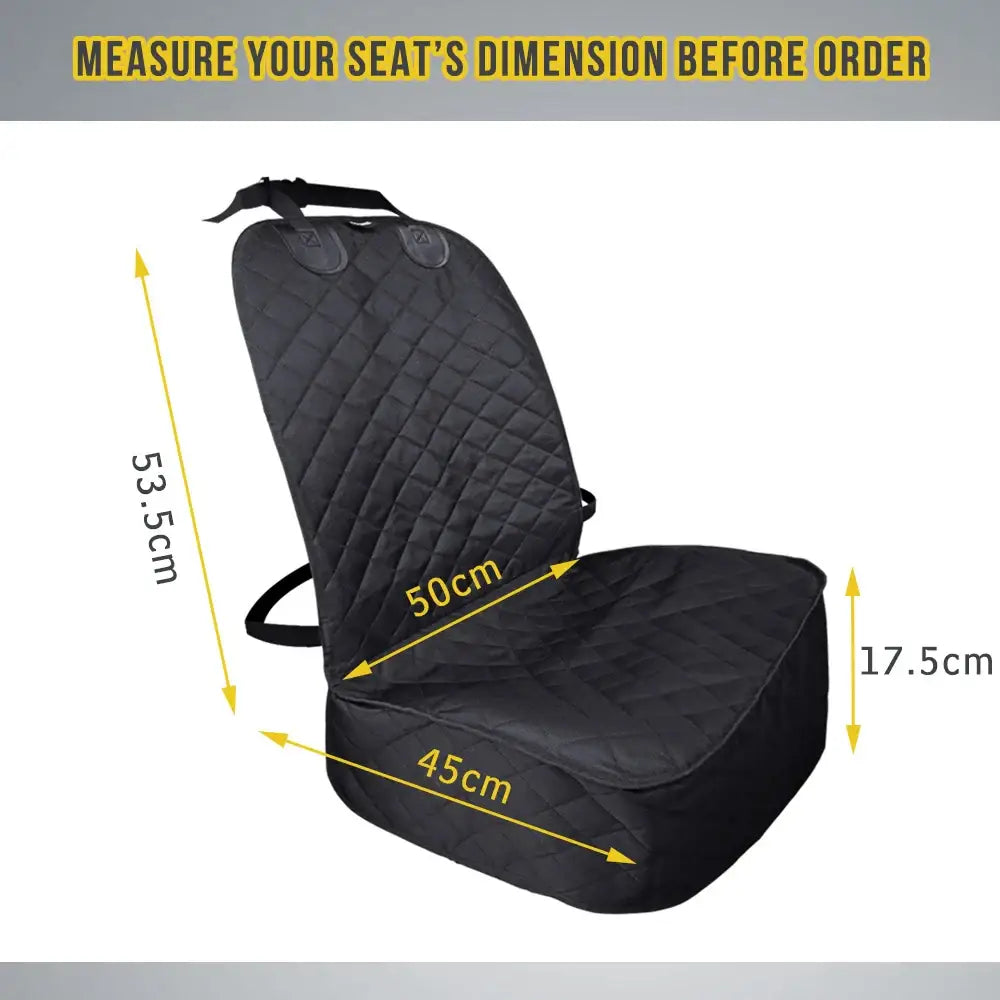 Waterproof Dog Car Seat Cover – Front Seat Protector - car seat cover