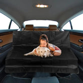 Waterproof Dog Car Seat Hammock – Heavy Duty & Foldable - 55.12 x 53.15inches / Black - car seat cover