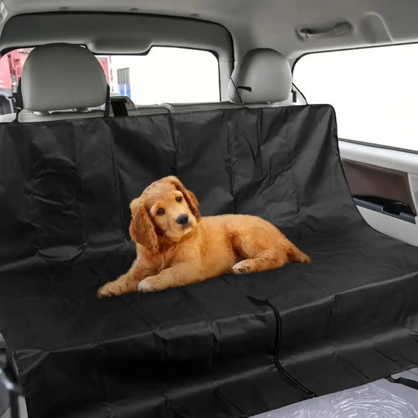 Waterproof Dog Car Seat Hammock – Heavy Duty & Foldable - 55.12 x 53.15inches / Black - car seat cover