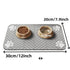 Waterproof Pet Feeding Mat – Quick-Dry Placemat - 20X30cm Grey - pet feeding mat