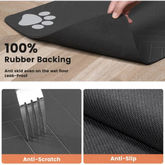 Waterproof Pet Feeding Mat – Quick-Dry Placemat - pet feeding mat