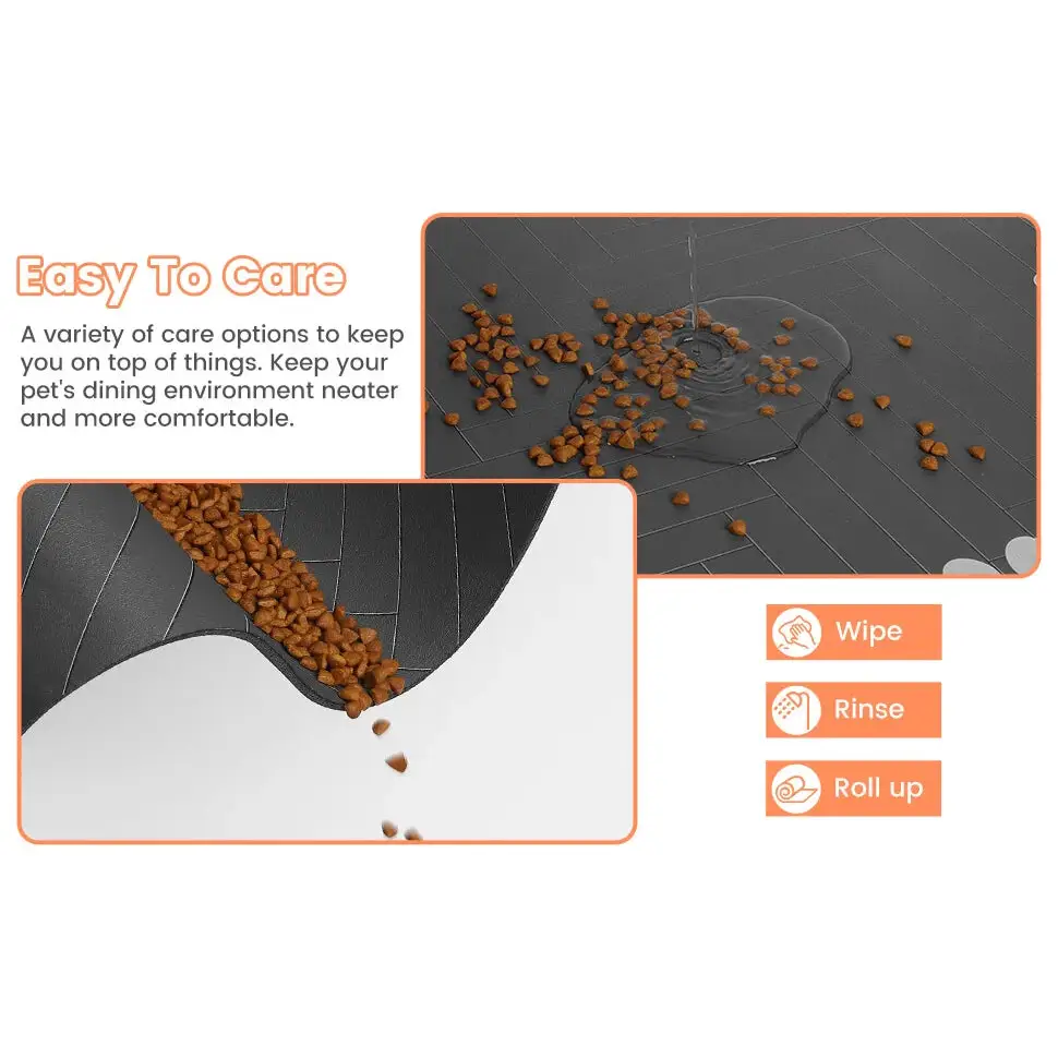 Waterproof Pet Feeding Mat – Quick-Dry Placemat - pet feeding mat
