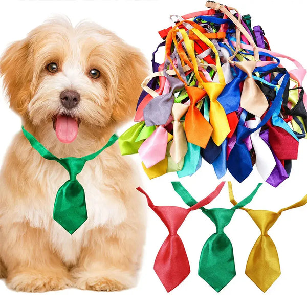 Wholesale Adjustable Pet Bow Ties (30/50/100PCS) - mix colour 1 / 100PCS - pet apparel