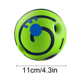 Wobble Wag Giggle Ball Dog Toy – Makes Fun Sounds When Rolled or Shaken - 11cm - dog toys