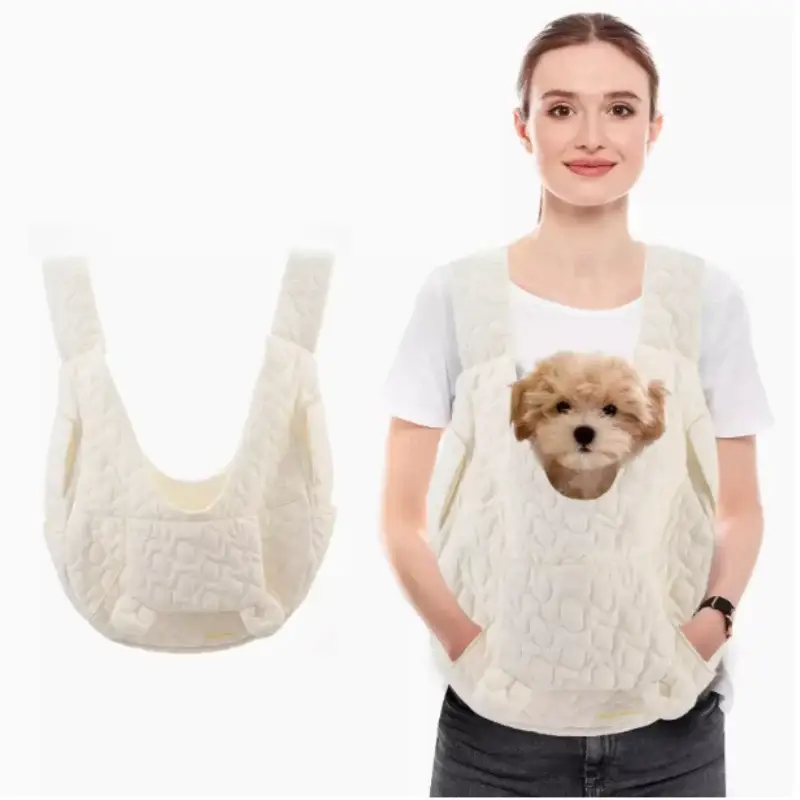 XL Pet Carrier Chest Backpack – Waterproof & Windproof - M / white - pet carrier